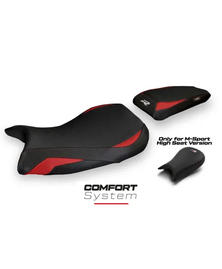 Housse de selle compatible BMW S 1000 R (21-23) modèle Petra comfort system