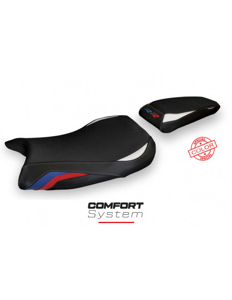 Funda de asiento compatible BMW S 1000 RR (19-23) modelo Deruta 1 comfort system