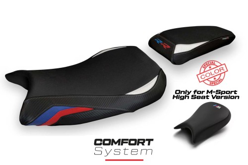 Rivestimento sella compatibile BMW S 1000 RR M-Sport (19-22) modello Ganja 1 comfort system