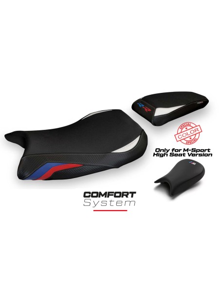 Rivestimento sella compatibile BMW S 1000 RR M-Sport (19-22) modello Ganja 1 comfort system