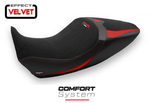 Seat cover compatible Ducati Diavel 1260 (19-22) Saranda 1 velvet comfort system model