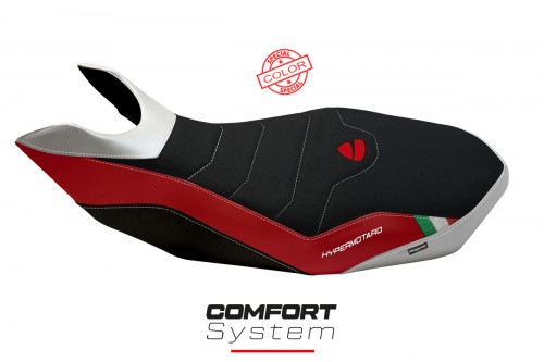 Rivestimento sella compatibile Ducati Hypermotard 796 / 1100 / 1100 EVO (07-12) modello Medea special color comfort system