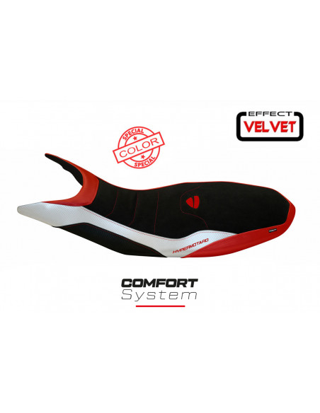 Rivestimento sella compatibile Ducati Hypermotard 821 / 939 (13-18) modello Varna special color velvet comfort system