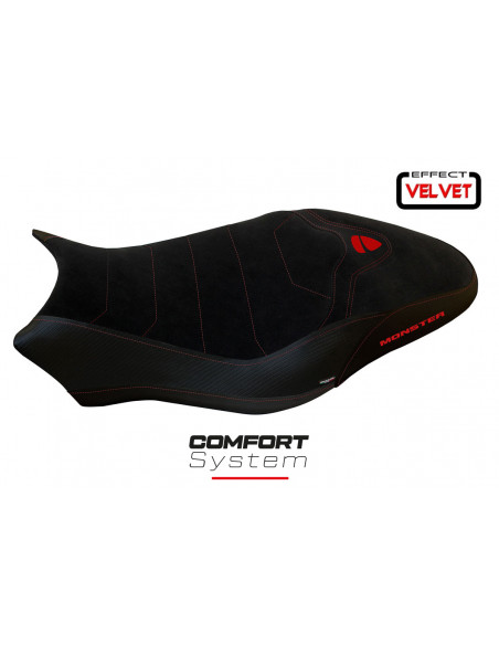 Sitzbezug kompatibel Ducati Monster 797 (17-20) Modell Ovada 2 Velvet comfort system