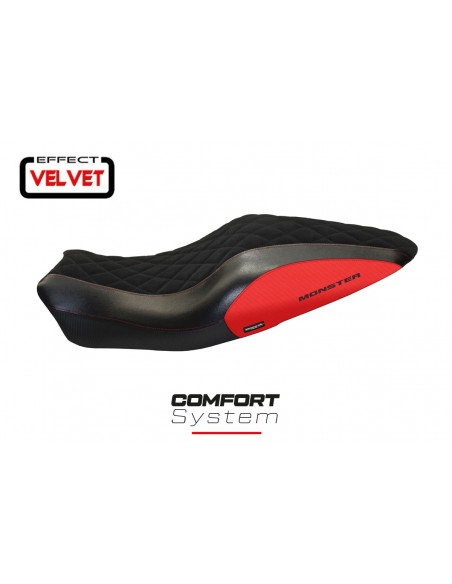 Sitzbezug kompatibel Ducati Monster 821/1200 (14-16) Modell Andorra Velvet comfort system