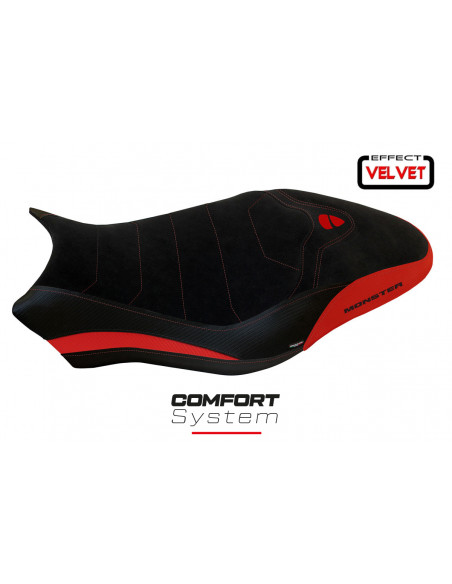 Sitzbezug kompatibel Ducati Monster 821/1200 (17-20) Modell Ovada 1 Velvet comfort system
