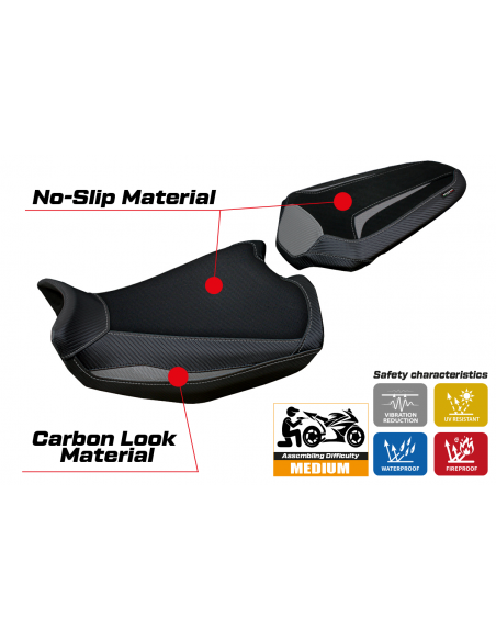 Seat cover compatible Ducati Monster 937 (21-22) Linosa model