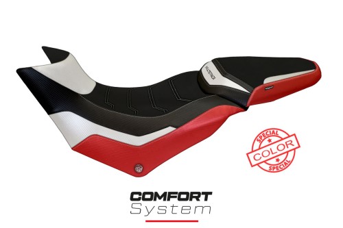 Funda de asiento compatible Ducati Multistrada 950 (17-21) modelo Praga special color comfort system