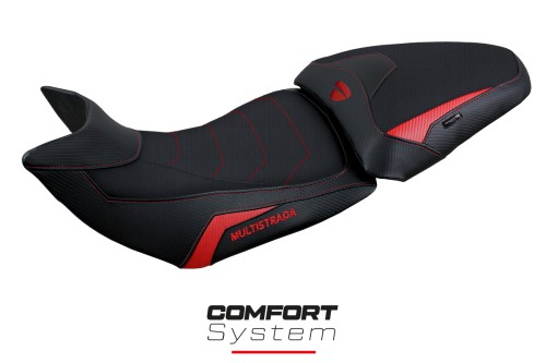 Funda de asiento compatible con Ducati Multistrada 1200/1260 (15-20) modelo Jazan comfort system