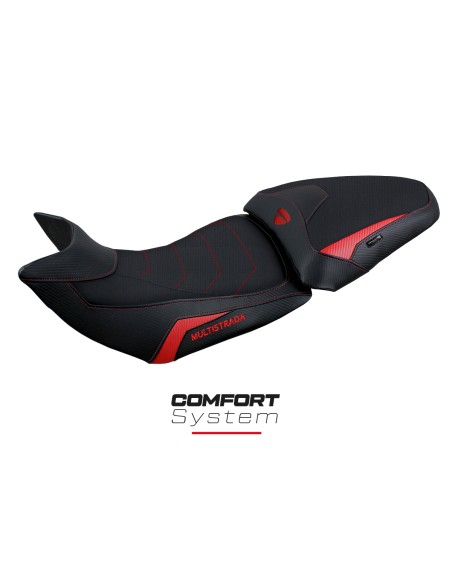 Funda de asiento compatible con Ducati Multistrada 1200/1260 (15-20) modelo Jazan comfort system