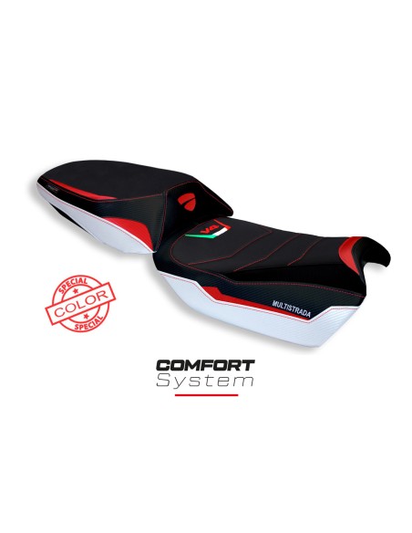 Housse de selle compatible Ducati Multistrada V4 (21-22) modèle Galmi special color comfort system