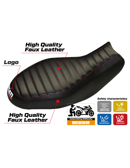Sitzbezug kompatibel Ducati Scrambler 400/800/1100 (15-22) Modell Procida