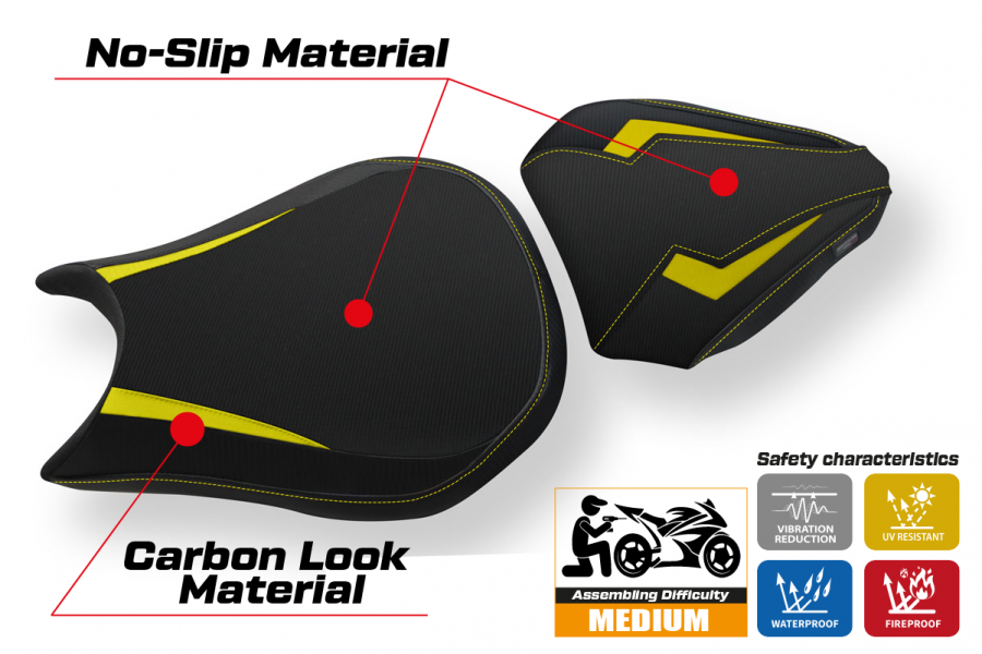 Seat cover compatible Ducati Streetfighter (09-15) Destin model