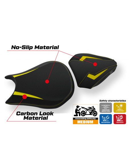 Rivestimento sella compatibile Ducati Streetfighter (09-15) modello Destin