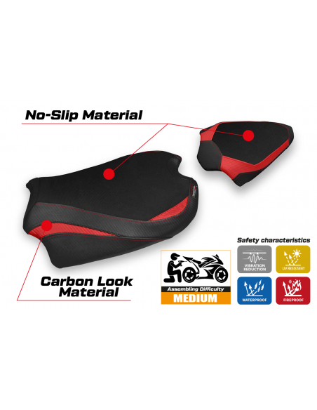 Sitzbezug kompatibel Ducati Streetfighter V4 (20-22) Modell Sumen