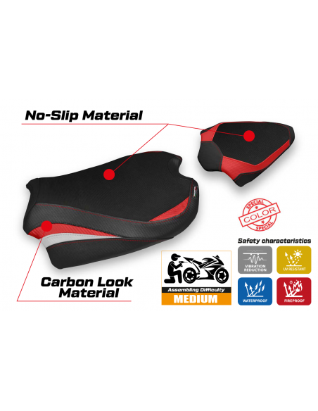 Rivestimento sella compatibile Ducati Streetfighter V4 (20-22) modello Sumen