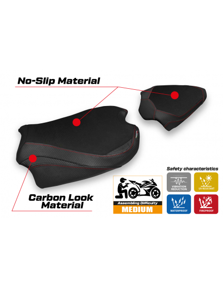 Rivestimento sella compatibile Ducati Streetfighter V4 (20-22) modello Sumen