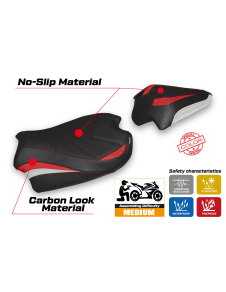 Sitzbezug kompatibel Ducati Streetfighter V4 (20-22) Modell Veles Ultragrip