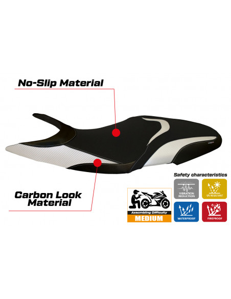 Seat cover compatible Ducati Super Sport (17-22) modello Massa 2