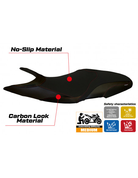 Seat cover compatible Ducati Super Sport (17-22) modello Massa 2