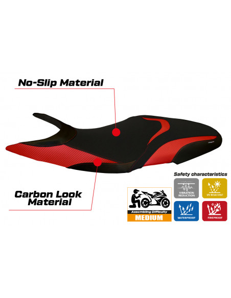 Seat cover compatible Ducati Super Sport (17-22) modello Massa 2