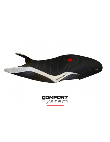 Seat cover compatible Ducati Super Sport (17-22) modello Pistoia 3 comfort system