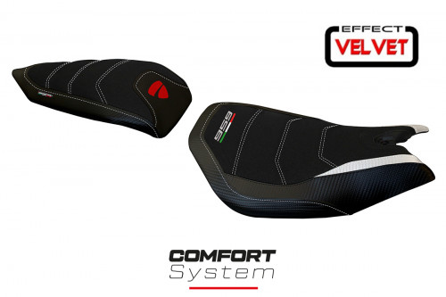 Rivestimento sella compatibile Ducati Panigale 959 (16-18) modello Leiden velvet comfort system