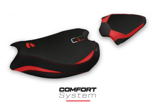 Funda de asiento compatible con Ducati Panigale V2 (20-22) modelo Zatoca comfort system