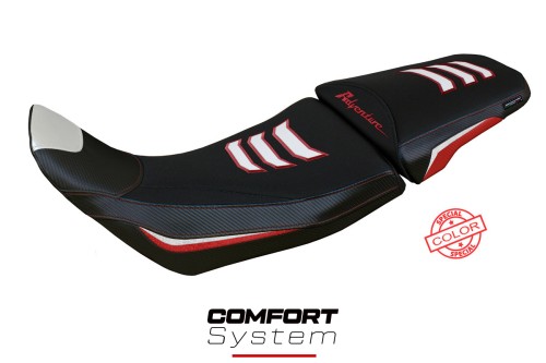 Housse de selle compatible Honda Africa Twin 1100 (20-22) modèle Deline special color comfort system