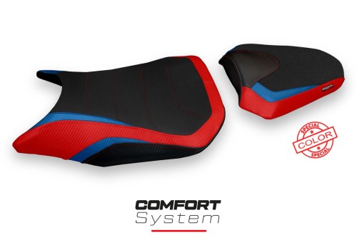 Funda de asiento compatible Honda CBR 500 R (17-20) modelo Diamante special color comfort system