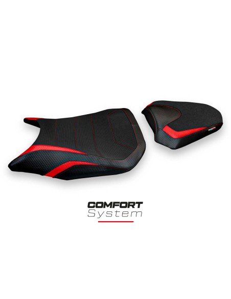Funda de asiento compatible Honda CBR 500 R (17-22) modelo Diamante 1 comfort system