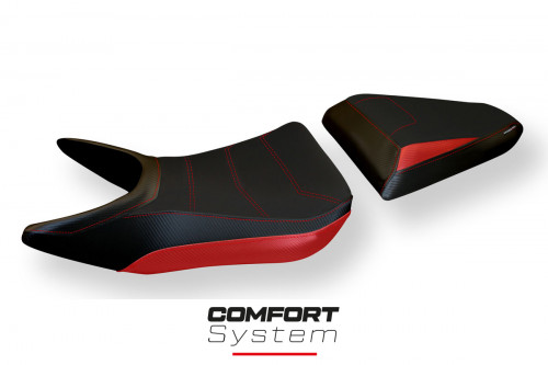 Housse de selle compatible Honda VFR 800 (14-19) modèle Knock 2 comfort system