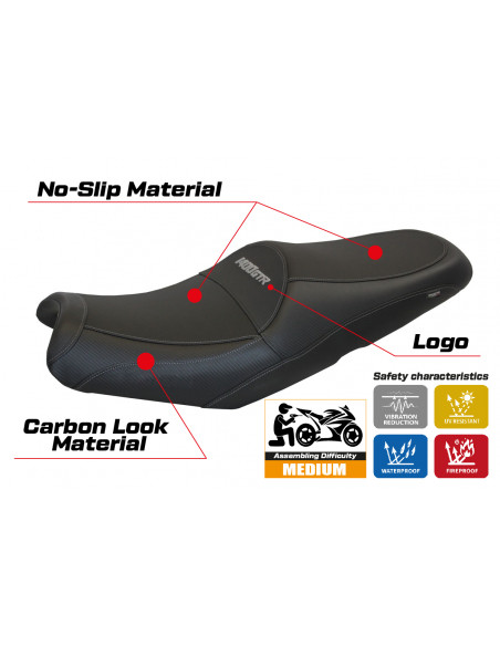 Seat cover compatible Kawasaki GTR 1400 (07-16) Daloa model