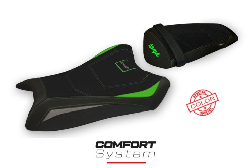 Sitzbezug kompatibel Kawasaki Ninja ZX 10 R (11-15) Modell Ca Mau special color comfort system