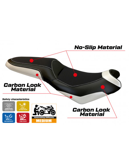 Rivestimento sella compatibile Kawasaki Versys 650 (07-22) modello Elba 2