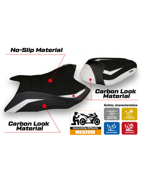 Rivestimento sella compatibile Kawasaki Z 800 (13-16) modello Corizza 1 ultragrip