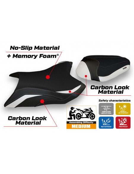 Seat cover compatible Kawasaki Z 800 (13-16) Kemi comfort system model