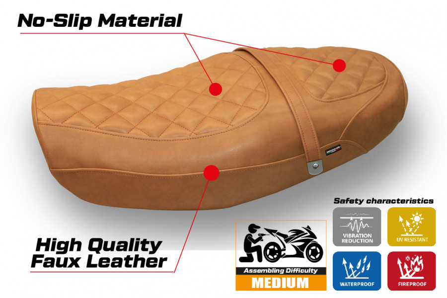 Seat cover compatible Kawasaki Z 900 RS (18-22) Murcia model