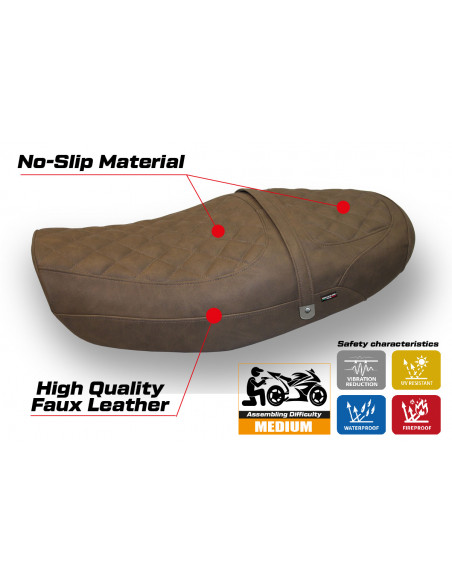 Seat cover compatible Kawasaki Z 900 RS (18-22) Murcia model