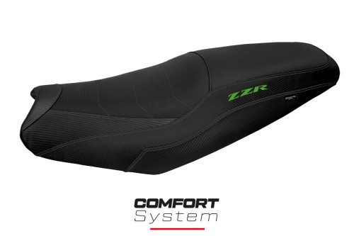 Housse de selle compatible Kawasaki ZZR 1400 (06-20) modèle Belize Comfort System