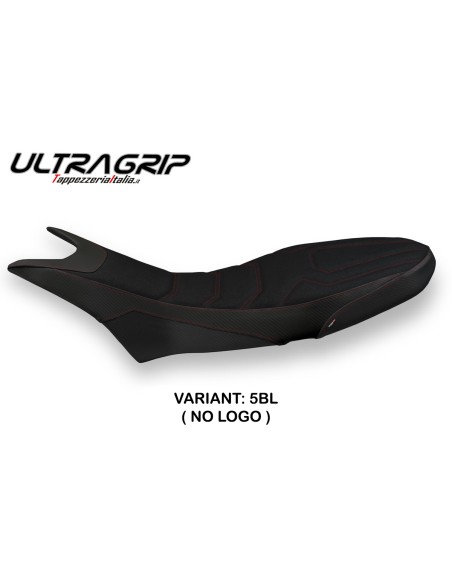 Housse de selle compatible Ducati Hypermotard 950 (19-22) modèle Luna 1 ultragrip