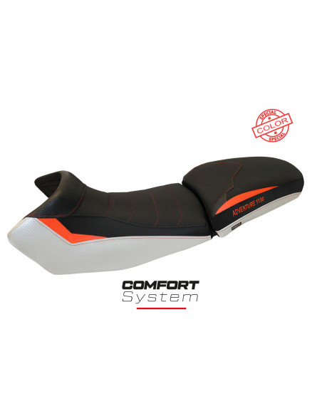 Housse de selle compatible KTM 1190 Adventure (13-16) modèle Fasano special color comfort system