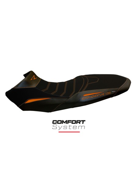 Housse de selle compatible KTM 1290 Super Adventure R (17-20) modèle Ginevra special color comfort system