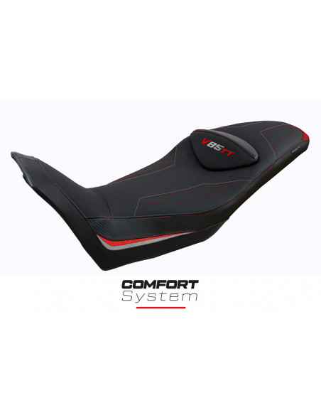 Funda de asiento compatible Moto Guzzi V85 TT (19-22) modelo Everett comfort system