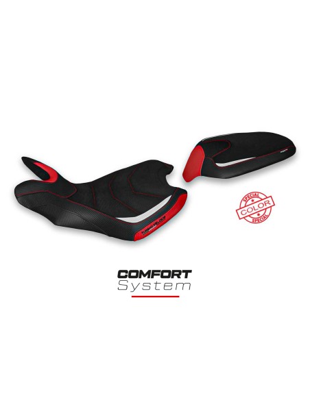 Housse de selle compatible MV Agusta Turismo Veloce (21-22) modèle Lindt special color comfort system