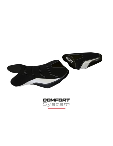 Housse de selle compatible Suzuki GSR 750 (10-17) modèle Siena 2 comfort system
