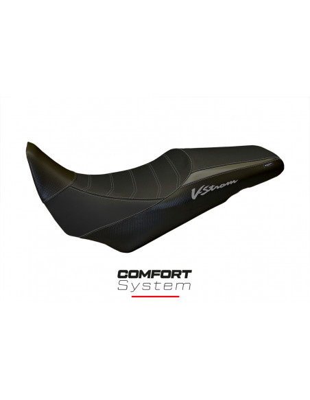 Housse de selle compatible Suzuki V-Strom 1000 (14-19) modèle Palermo comfort system