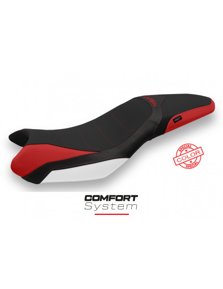 Housse de selle compatible Triumph Street Triple (13-16) modèle Mariposa special color comfort system