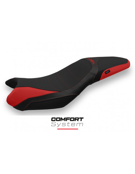 Housse de selle compatible Triumph Street Triple (13-16) modèle Mariposa 1 comfort system