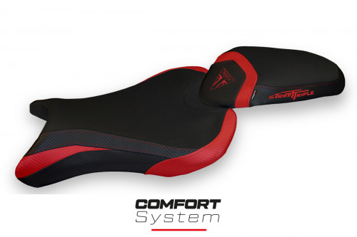 Seat cover compatible Triumph Street Triple (17-22) Molina 1 comfort system model